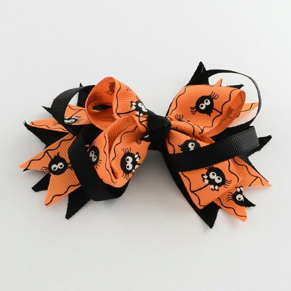 Halloween Hair Bows for Girls Halloween Gift for Daughter 6 Styles (10 of each) - Picture 5 of 12